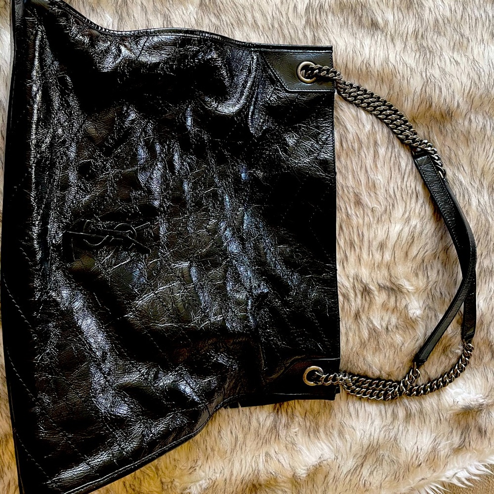 Authentic YSL Niki Shopping Tote Large